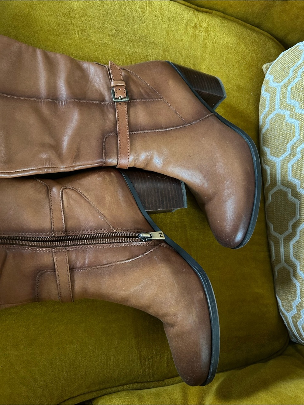 Kalina cider spice high-rise boots
